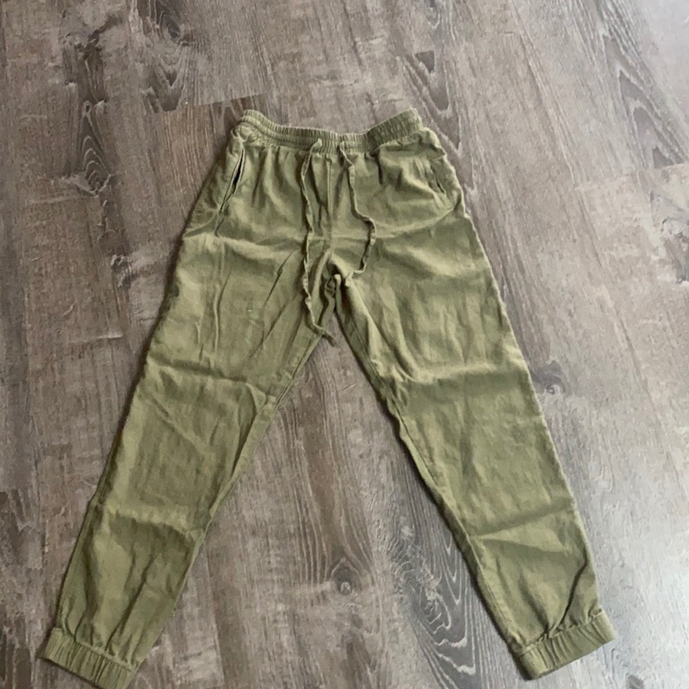 Linene, drawstring comfy pants